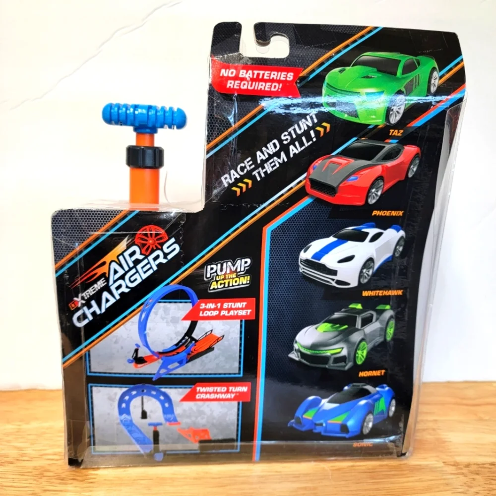 Lt Xtreme Air Chargers Try Me Pump Spin Tire Racing Red Car‎ Vehicle Launcher 5+
